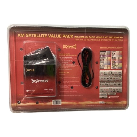 NIB Xpress‎ XM Satellite Radio Value Pack With Radio Vehicle Kit & Home Kit - Picture 4 of 4